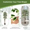Costway 63 inch Artificial Ficus Tree Faux Indoor Plant in Nursery Pot for Decoration
